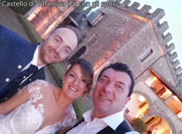 Castello di Villanova (FI) con gli sposi