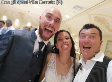 Con gli sposi Villa Cerreto (FI)