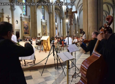 Quartetto di archi su richiesta degli sposi
