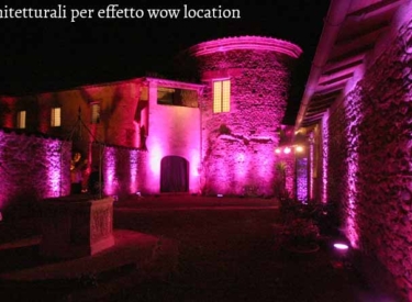 Luci architetturali per effetto wow location