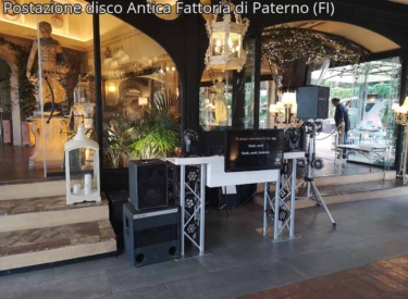 Postazione disco Antica fattoria di Paterno (FI)