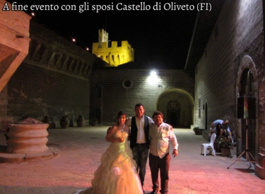 A fine evento con gli sposi Castello di Oliveto (FI)