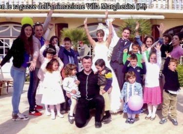 Con le ragazze dell'animazione Villa Margherita (LI)