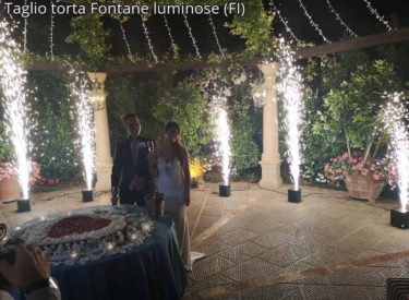 Taglio torta Fontane luminose (FI)
