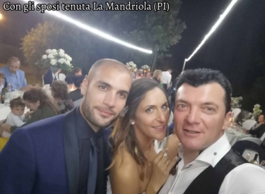 Con gli sposi tenuta La Mandriola (PI)
