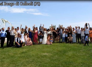 Con gli sposi Borgo di Colleoli (PI)