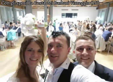 Con gli sposi La Costa dei Barbari Viareggio (LU)