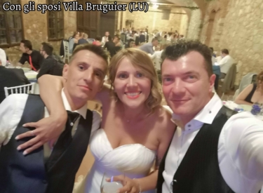 Con gli sposi VIlla Bruguier (LU)