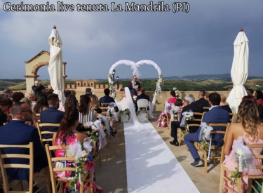 Cerimonia live tenuta La Mandrila (PI)