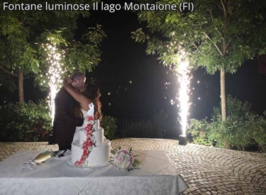 Fontane luminose Il lago Montaione (FI)