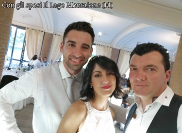 Con gli sposi Il Lago Montaione (FI)